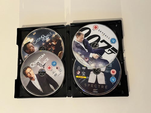 James Bond - The Daniel Craig Collection - 4 discar - engelsk text