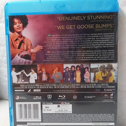 Whitney Blu-ray