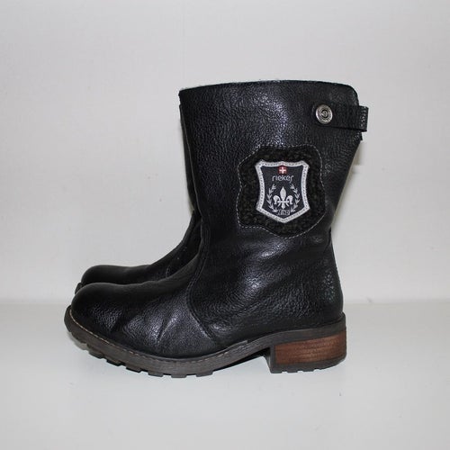 Rieker Boots, Svart, Storlek 38