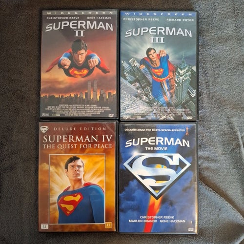 Superman DVD-filmer - 4-pack