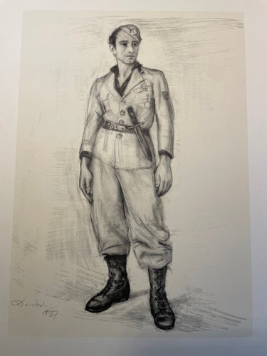 Nils von Dardel, blyertsskiss från ”Unga modeller i blyerts” som utkom 1944!