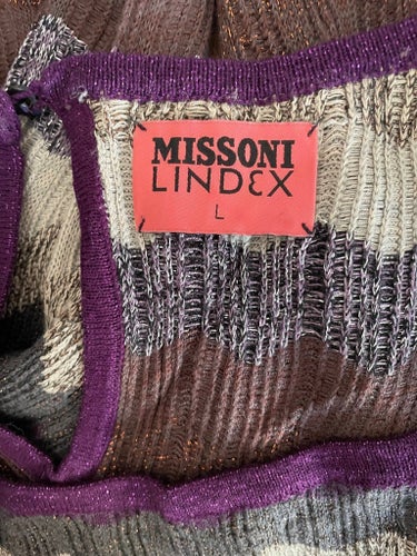Missoni Lindex multifärgad klänning, storlek L