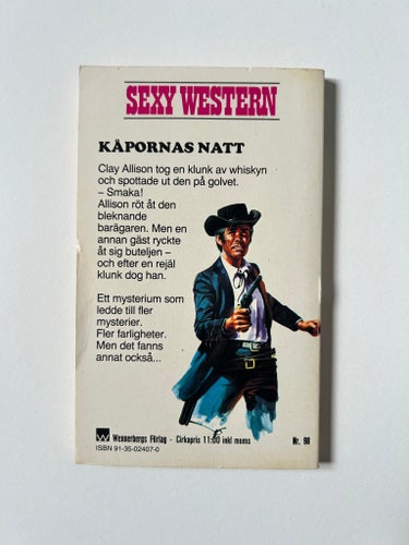 Sexy Western 98: Kåpornas natt, Clay Allison