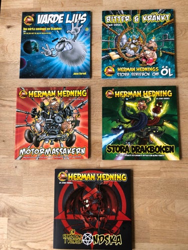 Herman Hedning - 5 album