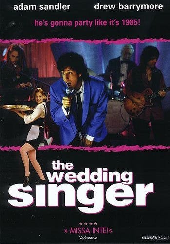 Wedding Singer (1998) Frank Coraci med Adam Sandler och Drew Barrymore.
