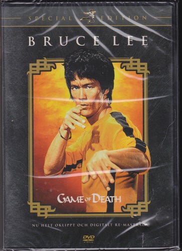 DVD / Game Of Death / Special Edition / Oklippt / Bruce Lee / Ny & Inplastad