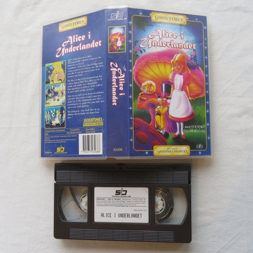Alice i Underlandet - Svenskt tal Goodtimes Platinum Series- VHS