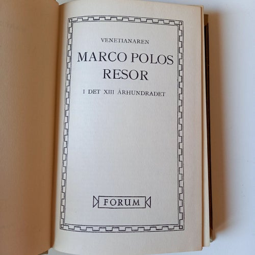 Marco Polos Resor av Marco Polo, 1943