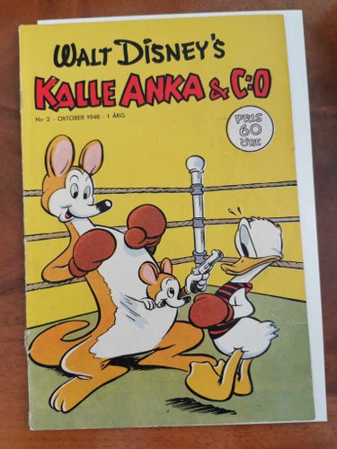 Kalle anka 2 1948 mycket fint skick