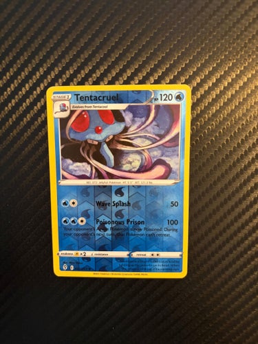 Reverse Holo Tentacruel #027 - Evolving Skies - Pokémon Kort