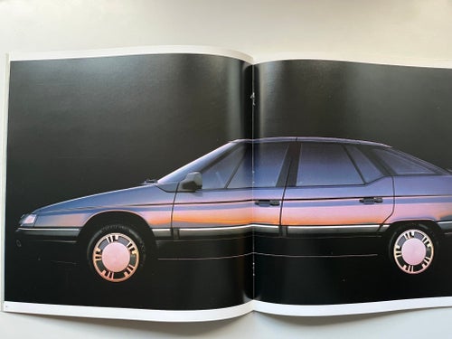 Citroen XM broschyr