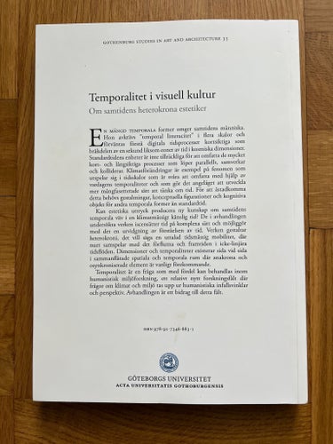 Temporalitet i visuell kultur av Ann-Louise Sandahl, 2016