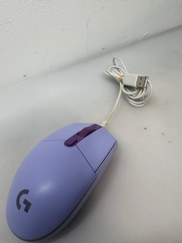 Logitech G203 LIGHTSYNC Gaming Mus Lila Mouse USB connection