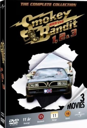 Nu Blåser Vi Snuten / Smokey and The Bandit - 1-3 - DVD - NY + Inplastad!