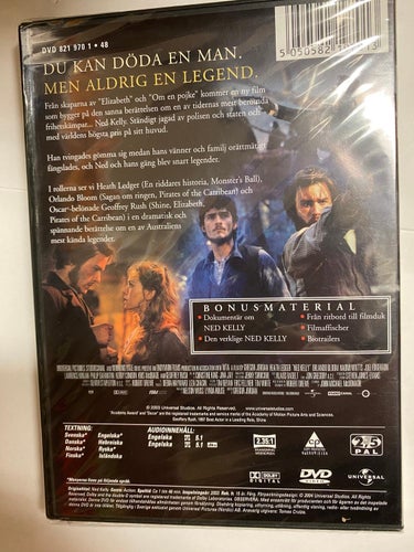 DVD Ned Kelly INPLASTAD