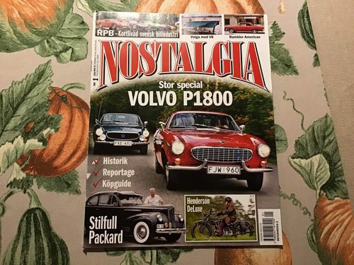 NOSTALGIA NR 1 2020 VOLVO P1800,ZUNDAPP SPORT,BUICK,BIL BURTRÄSK,RAMBLER,FLYG