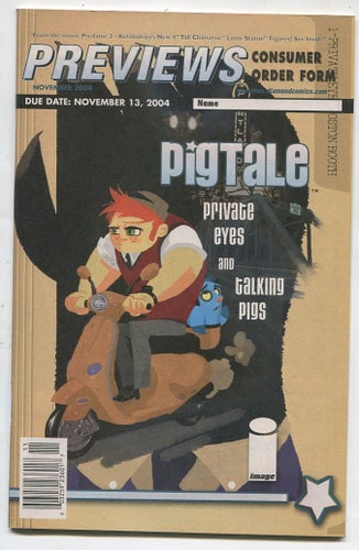 Previews Catalouge November 2004 Marvel, DC, Star Wars etc