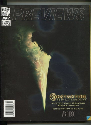 Previews Catalouge November 2004 Marvel, DC, Star Wars etc