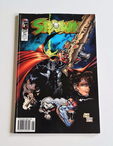 SPAWN 1998 nr 6 VF Toppex IMAGE COMICS ALBUM SUPERHJÄLTAR SKRÄCK GORE REA