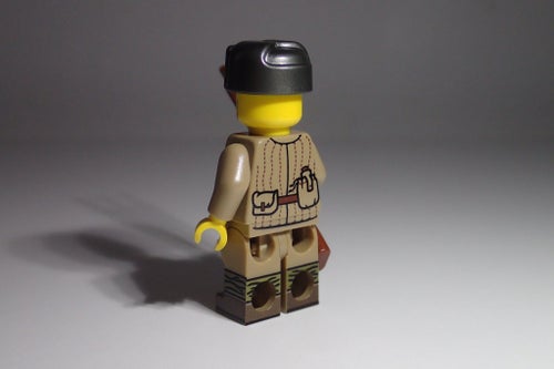 Custom LEGO minifigur - Rysk soldat, Andra världskriget