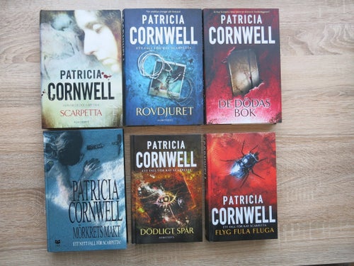 Patricia Cornwell - Kay Scarpetta Serie - 6 Böcker