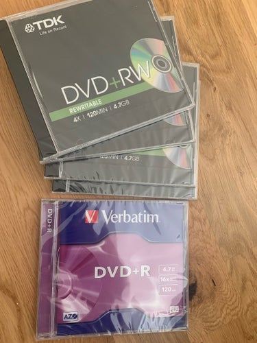 DVD + RW, CD - R 80