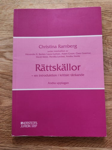 Rättskällor av Christina Ramberg, Andra upplagan