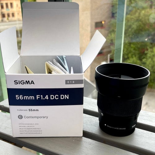 Sigma 56mm f/1.4 DC DN Contemporary för Canon EF-M – mycket fint skick