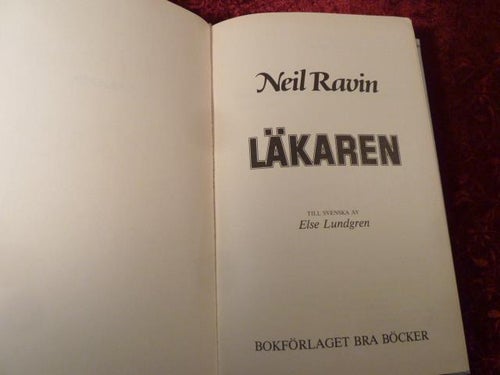 LÄKAREN, N. RAVIN, 1982,  BÖCKER