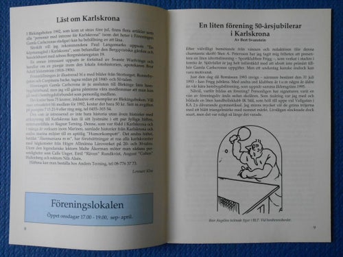 Kaulskroniten nr 1 1993 Föreningen Gamla Carlscrona Medlemsblad