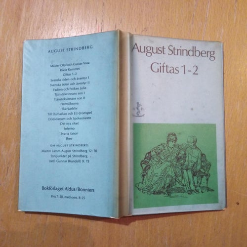 Giftas 1-2 av August Strindberg. bok