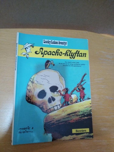 Lucky Lukes äventyr 5 Apache-klyftan 1972 första upplagan Very Good plus
