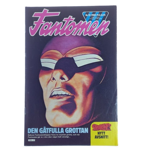Fantomen - 1982 - NR 21 - Den gåtfulla grottan
