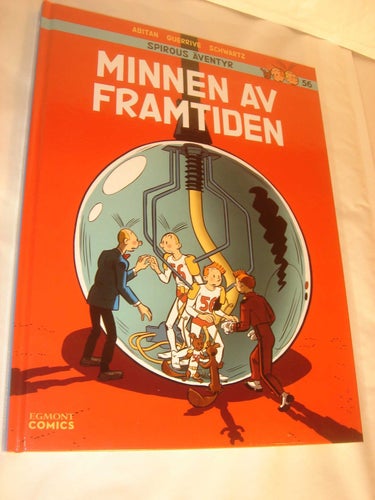 SPIROUS ÄVENTYR SPIROU ALBUM Nr 56 NY OLÄST INBUNDEN