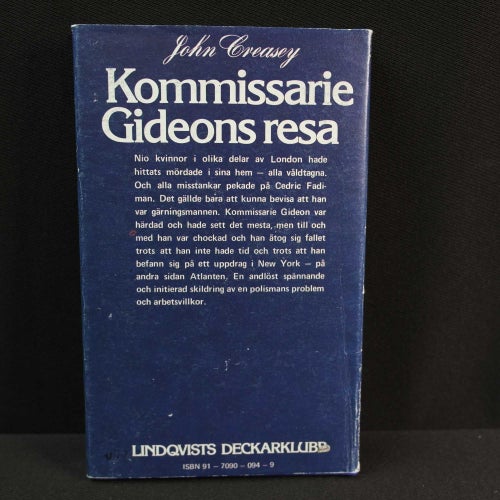 John Creasey - Kommissarie Gideons resa