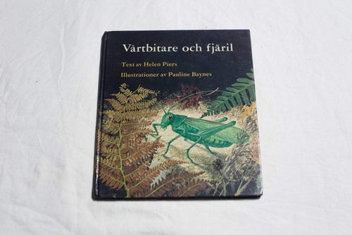 Vårtbitare och fjäril. 70-tal. Illustrationer, blommor, barnbok.