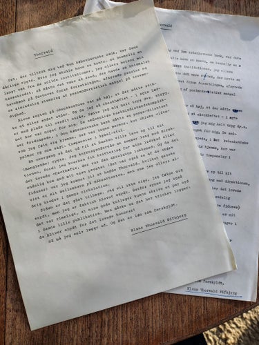 Klaus Rifbjerg Manuskript og Breve