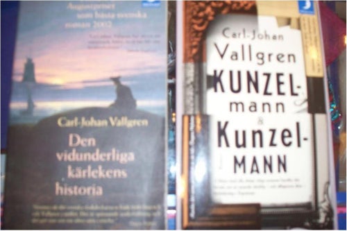 Carl- Johan Vallgern, 2 böcker
