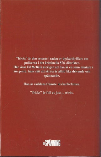 Tricks - Ed Mcbain - Inbunden bok