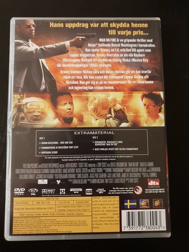 Man on Fire DVD