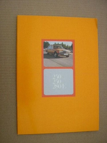 Försäljningsbroschyr MERCEDES 230 250 280 E