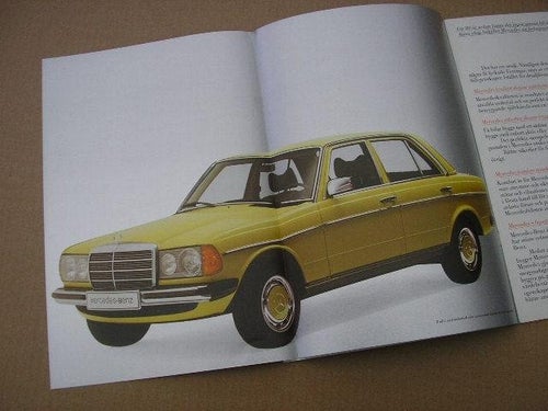 Försäljningsbroschyr MERCEDES 230 250 280 E