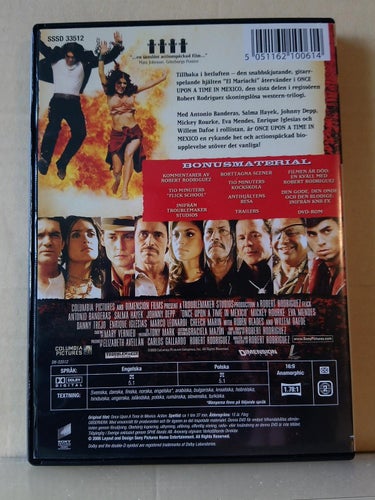 Once upon a time in Mexico, Dvd