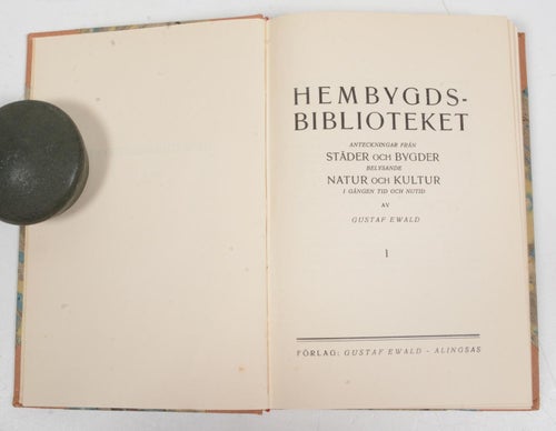 Hembygdsbiblioteket / Gustaf Ewald