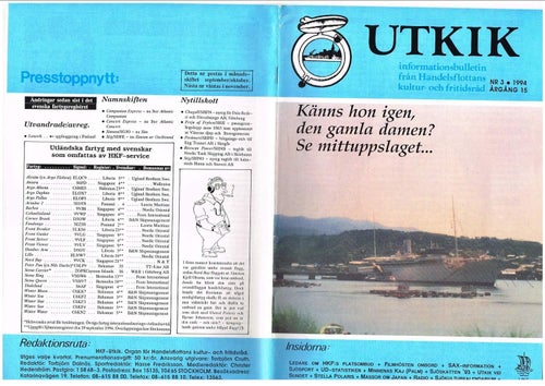 UTKIK 1994, 2007, 2010 – 3 tidningar