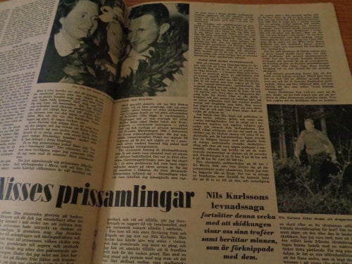 Såningsmannen nr17 1954 Gösta Nordegren Snoddas, Hemma hos Islands President