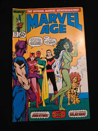 Marvel Age (1983 Marvel) #70