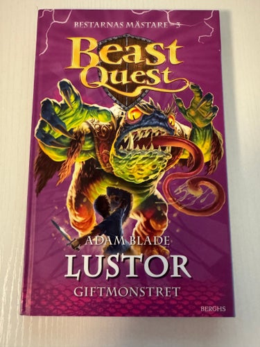 Beast Quest Lustor Giftmonstret av Adam Blade