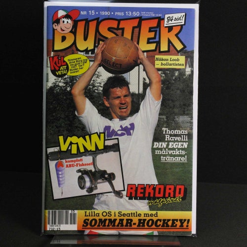 Buster - 1990 - NR 15 - Handbollslandslaget | Sergei Bubka | John Aldridge