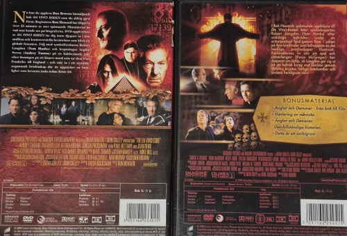 Dan Brown/Tom Hanks DVD – Da Vinci-koden & Änglar och demoner